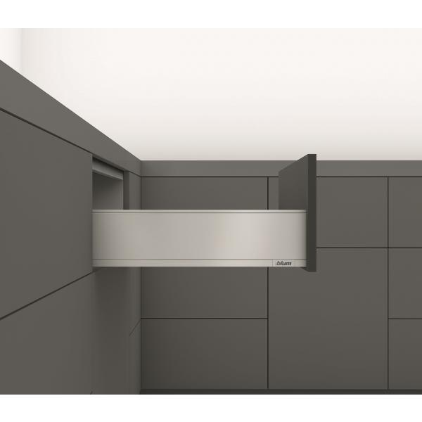 blum LEGRABOX pure Zarge K=128,3mm, NL=400 mm, polarsilber matt