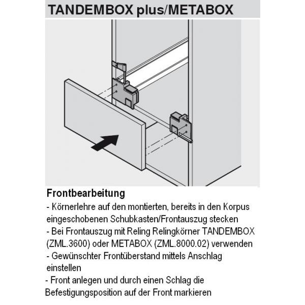 Körnerlehre für TANDEMBOX, METABOX