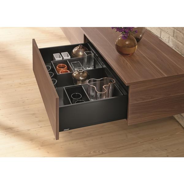 blum LEGRABOX pure Zarge C=176,8mm, NL=550 mm, terraschwarz matt 770C5502S