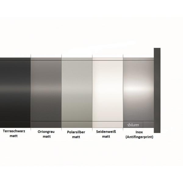 blum LEGRABOX pure Zarge K=128,3mm, NL=500 mm, polarsilber matt