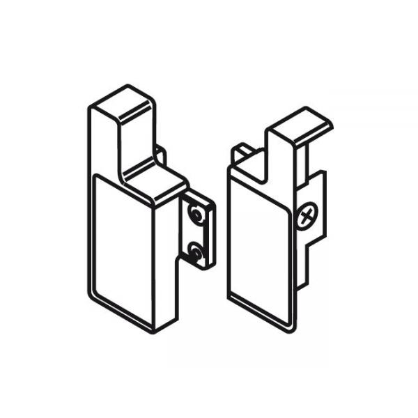 Frontbefestigung links/rechts für Innenschubkasten für blum METABOX Höhe M = 86 mm