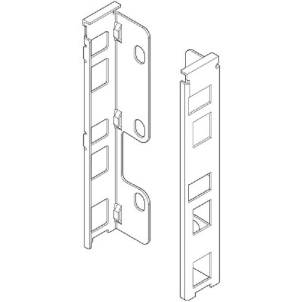 LEGRABOX Holzrückwandhalter, Höhe K=140 mm, seidenweiß