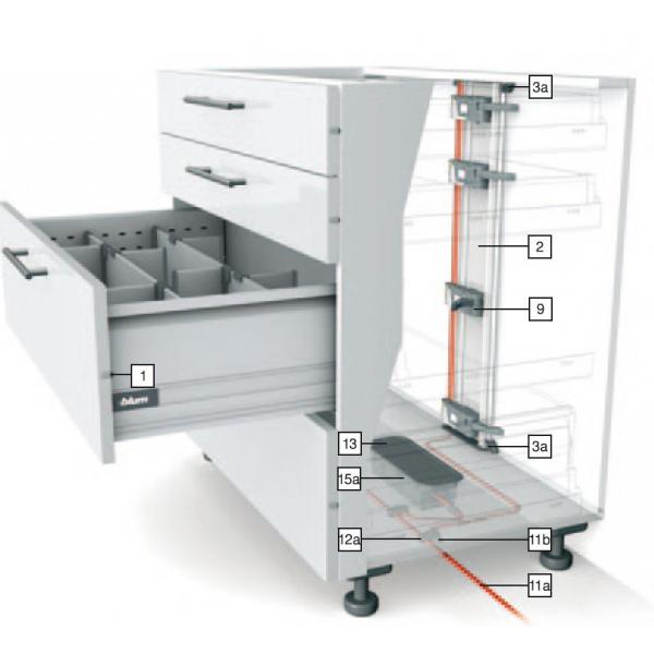 SERVO-DRIVE Netzgeräthalterung, Bodenmontage, Z10NG000