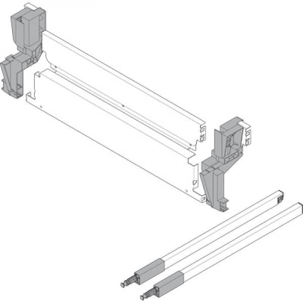 SERVO-DRIVE uno  Spezial-Rückwand-Set hängende Mülllösung, für Seitenwandstärke 15/16mm