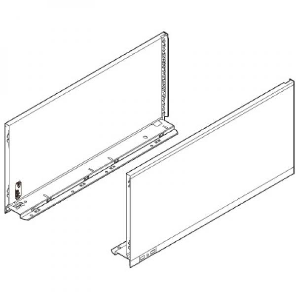 blum LEGRABOX pure Zarge F=239,9mm, NL=450 mm, Inox 770F4502I