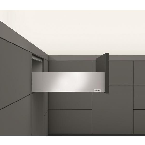 blum LEGRABOX pure Zarge K=128,3mm, NL=450 mm, Inox