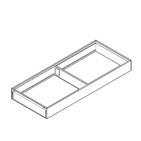 AMBIA-LINE Rahmen, für LEGRABOX/MERIVOBOX Schubkasten, Stahl, NL=550 mm, Breite=200 mm, ZC7S550RS2