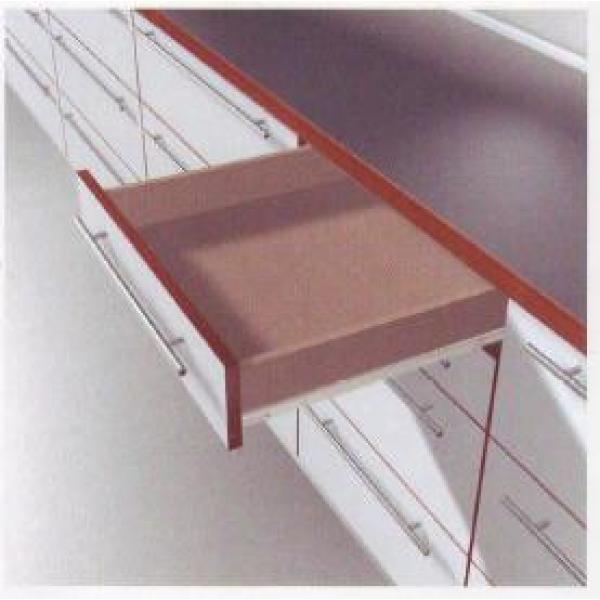 Rollschubführung Teilauszug, 25 kg, NL=650 mm