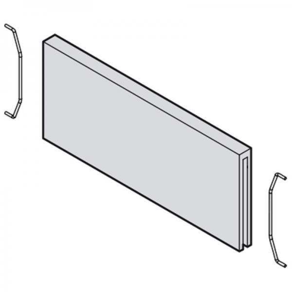 AMBIA-LINE Querteiler für LEGRABOX Schubkasten, Holzdesign, Rahmenbreite 100 mm