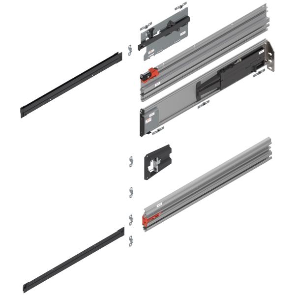 REVEGO uno, Pocketschiene (Set), NL=700 mm, rechts