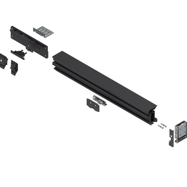 REVEGO duo, Montageset (Set), für eine Einzeltüre und Doppeltüre kombiniert, für lichte Weite in der Anwendung Einzeltüre: 600 mm, links