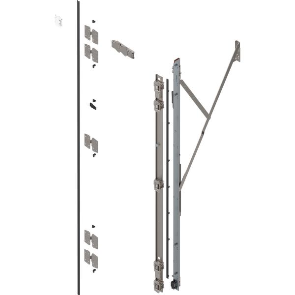 REVEGO duo, Scharnierträger (Set), mit TIP-ON für Pockethöhe 2257–2406 mm, rechts