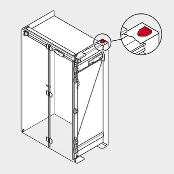 REVEGO duo, Adapter-Set für E-Geräteabschaltung, tiefgrau