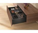 blum LEGRABOX pure Zarge C=176,8mm, NL=650 mm, terraschwarz matt 770C6502S