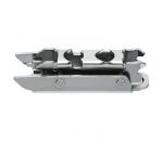 CLIP Montageplatte, gerade (20/32 mm), 3 mm, Stahl, Spax-Schrauben, HV: Exzenter