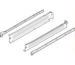 blum METABOX Stahlzarge N = 54 mm, Teilauszug, 25 kg, NL=500 mm, Schraubversion