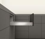 blum LEGRABOX pure Zarge N=66,3mm, NL=450 mm, oriongrau matt