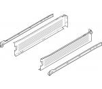 blum METABOX Stahlzarge M = 86 mm, Teilauszug, 25 kg, NL=350 mm, Schraubversion