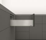 blum LEGRABOX pure Zarge K=128,3mm, NL=450 mm, polarsilber matt