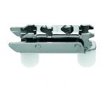 CLIP Montageplatte, gerade (20/32 mm), 3 mm, Stahl, Einpressen, HV: Exzenter