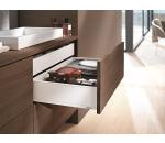 blum LEGRABOX pure Zarge K=128,3mm, NL=350 mm, seidenweiß matt
